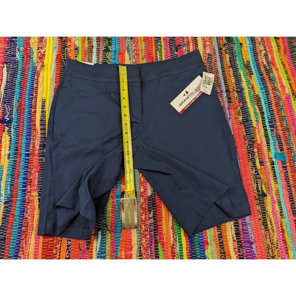 Grand Slam Women 6 Stretch 360 Comfort Waistband Golf Shorts UPF50 Black - Picture 9 of 12